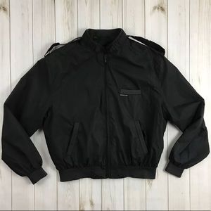 Vintage 80s mens Member's Only black bomber